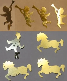 Clown And 3 Circus Horses plus Angel Set Image