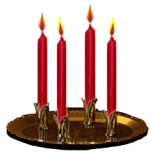 4-Candle Holder, 4 3/4