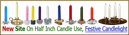 1/2 inch candle